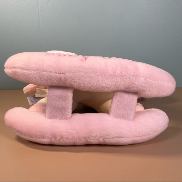 Aurora Baby Girl Lullaby Wind Up Rocking Horse 12” White Pink Plush WORKS! - Picture 5 of 10